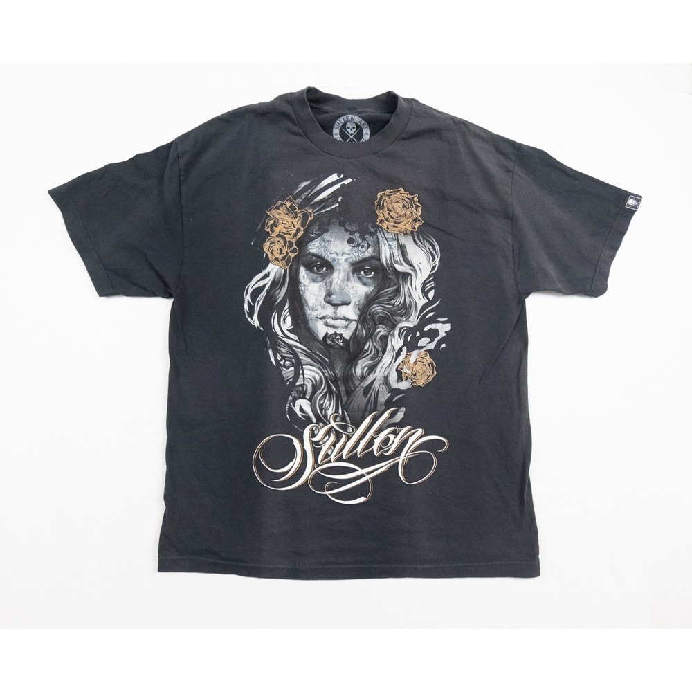Sullen Art Collective Shirt Mens XLarge Black Art Tattoo Grunge Tee Crewneck
